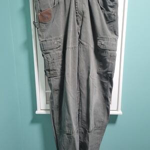 Wrangler Riggs Charcoal Flannel-lined Work Pants.  40x34